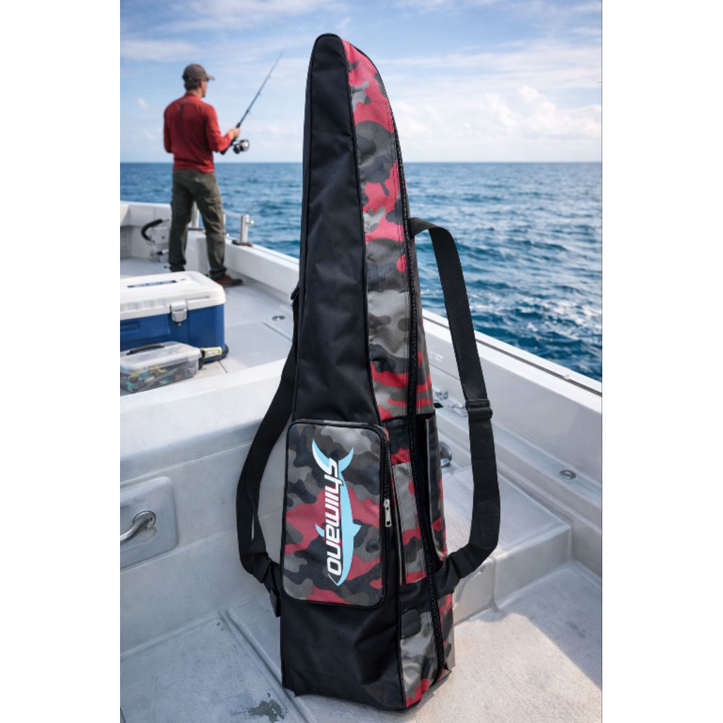 Army 100 - Tas Pancing loreng besar Ransel Jumbo ukuran 100cm muat untuk 5 joran seet anti air |Tas 