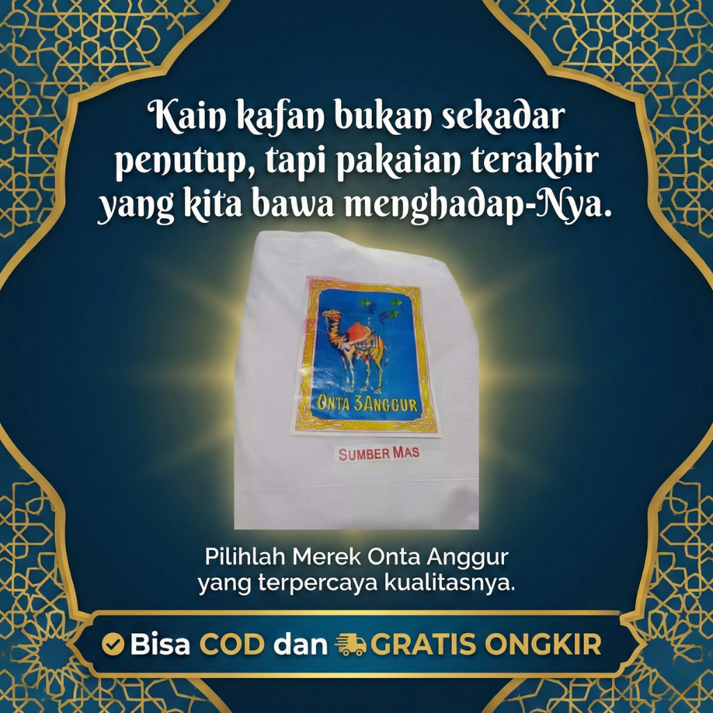 KAIN MORI / KAIN KAFAN MEREK ONTA ANGGUR