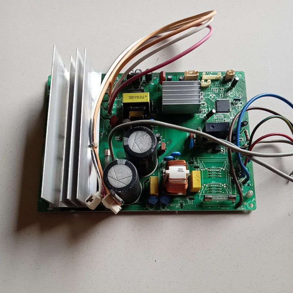 modul PCB outdoor AC inverter Sharp Thailand model X10UHY AH-X10ZY QPWBNA316JBZZ ORI CABUTAN