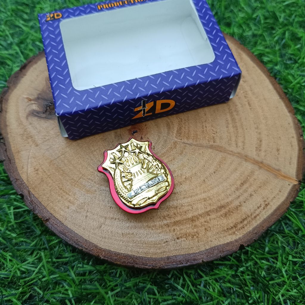 Pin Tribrata Kecil Polri / Pin Kewenangan Polri Kecil / Pin Tribrata Polri