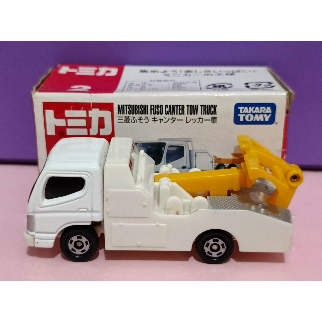 Diecast Takara Tomy Tomica 2 Mitsubishi Fuso Canter Tow Truck (1)