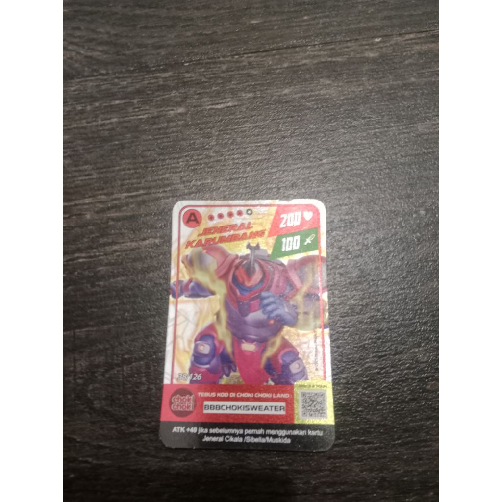 kartu jeneral karumbang (A) bintang 4   38/126