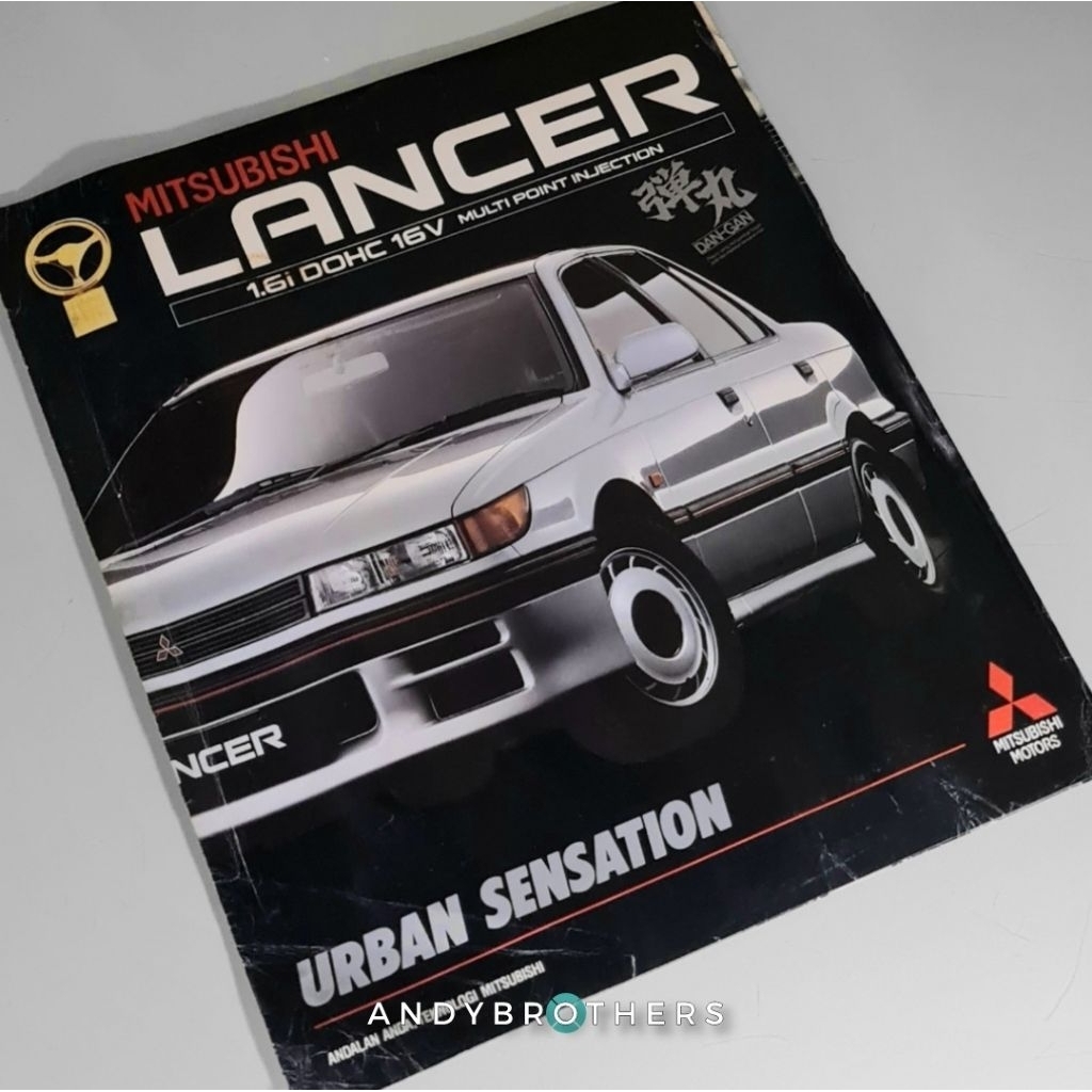 Buku / Brosur / Booklet / Katalog Mitsubishi Lancer Dan Gan 1988-1992 ORIGINAL