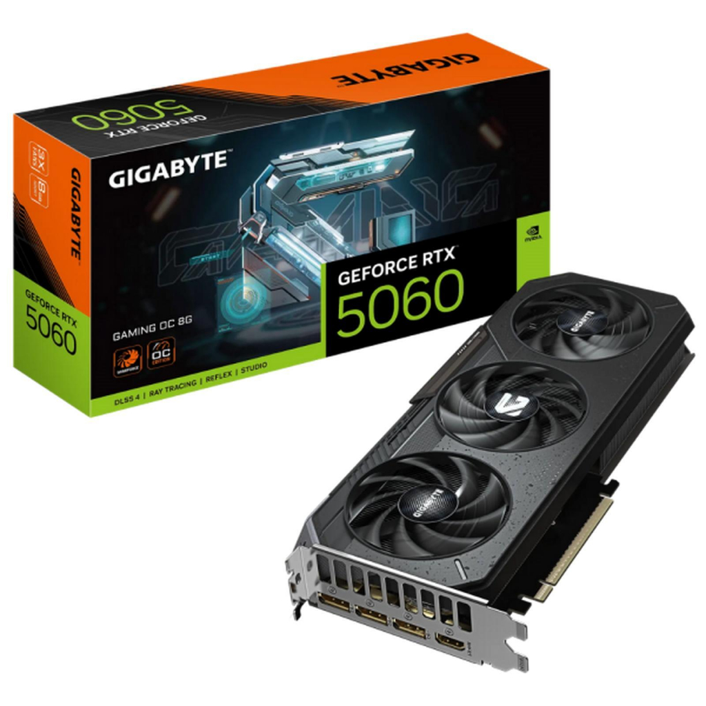 Gigabyte RTX 5060 Gaming OC 8GB GDDR6 8G RTX5060 8G 128BIT VGA NVIDIA GEFORCE