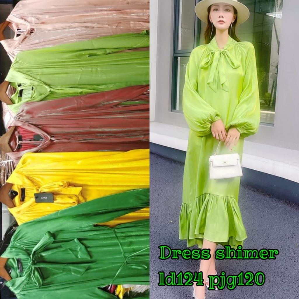 Dress Zara Import Katun Silk Premium