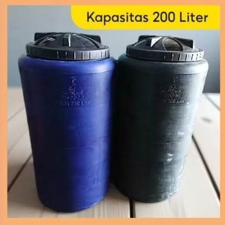 Drum Jerapah 200L Tong Air / Drum Serbaguna 200 Liter