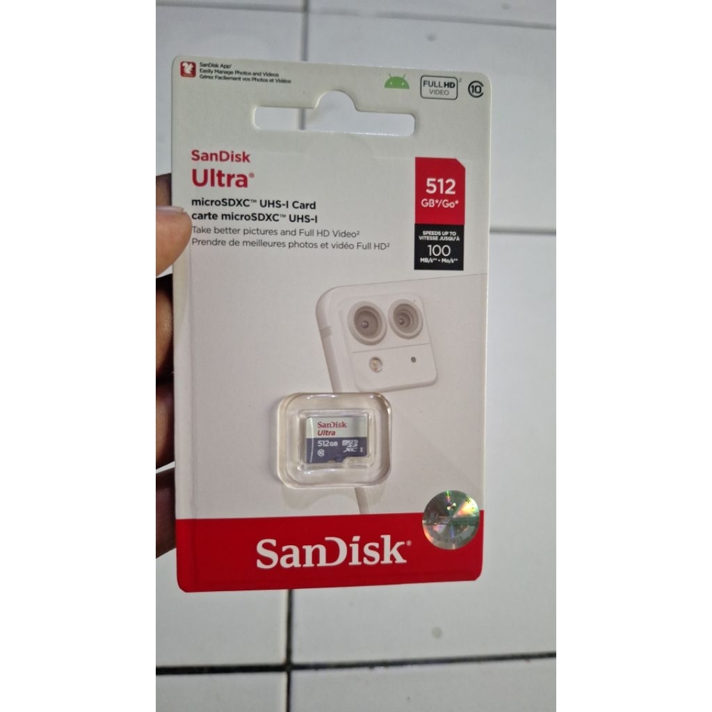 Memori Card Micro SD 512GB Sandisk