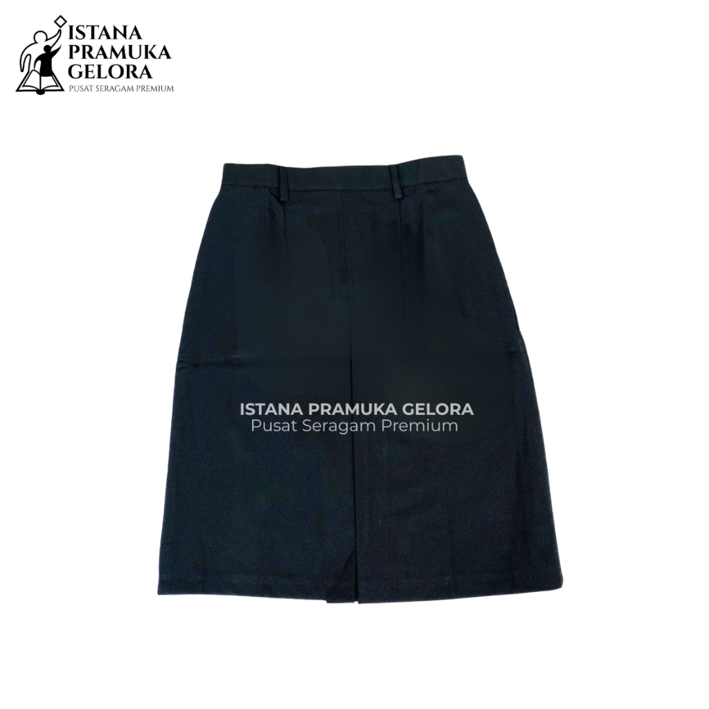 (PREMIUM) Seragam Pramuka Rok Rapilo Pendek Biku Depan/ Rok Span Penegak SMA - Istana Pramuka Gelora