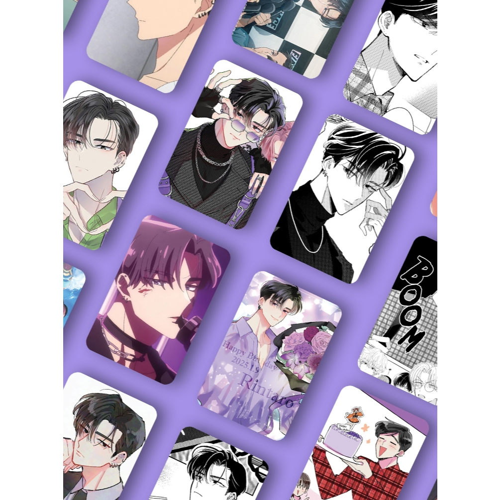 (22 pcs) Koleksi Lomocard / Photocard RINTARO KAI F/ACE black and white & colored mix, Anime Manga T