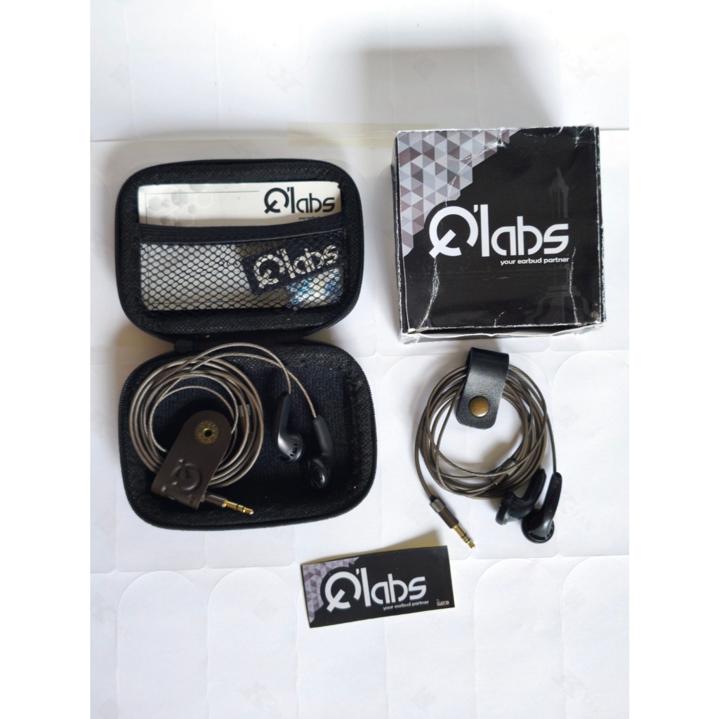 PAKET Earbud Vintage Qlabs #1 & #2 [Bekas/Second/Mulus]