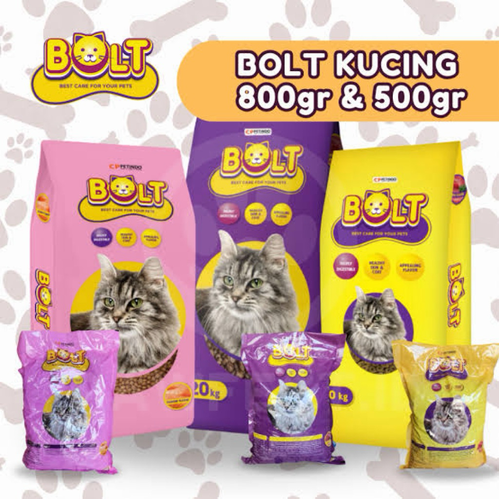 makanan kucing bold 800gr