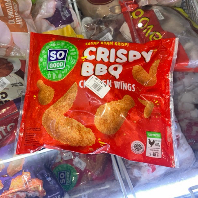 So Good Crispy Bbq Chiken Wings 400gr