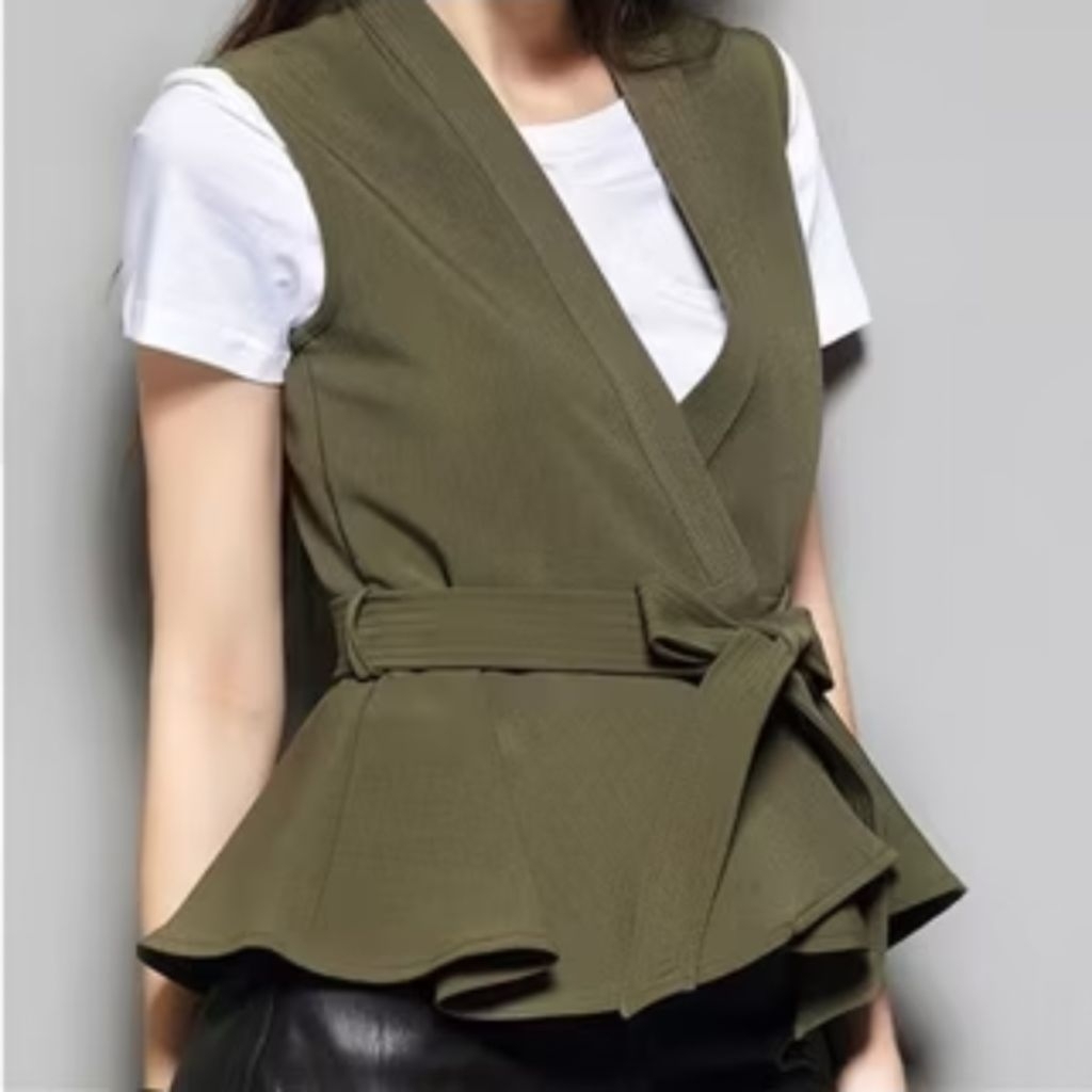 rompi vest wanita blazer