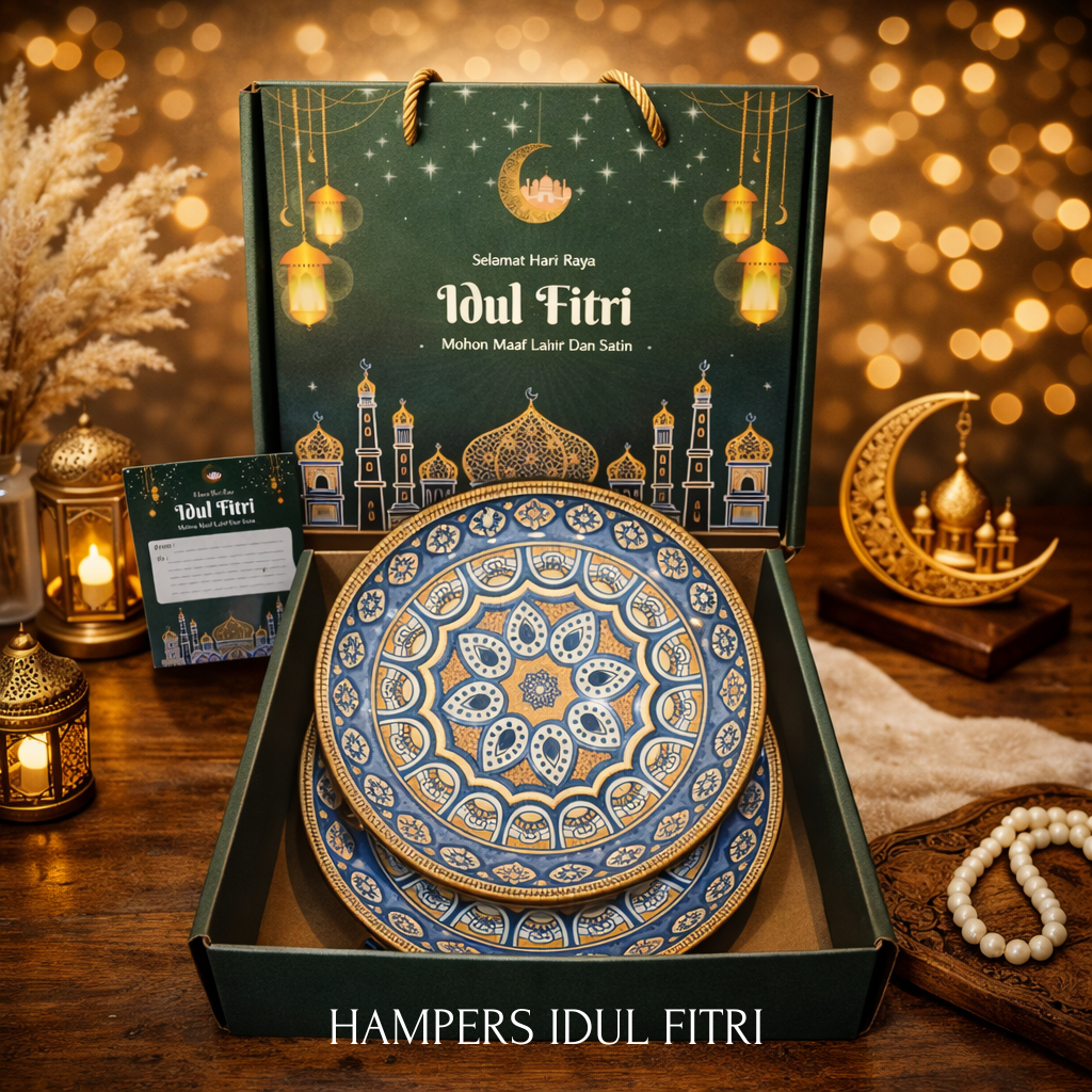 Mangkok Piring Lebaran Hampers Japanese Ceramic Bowl Set