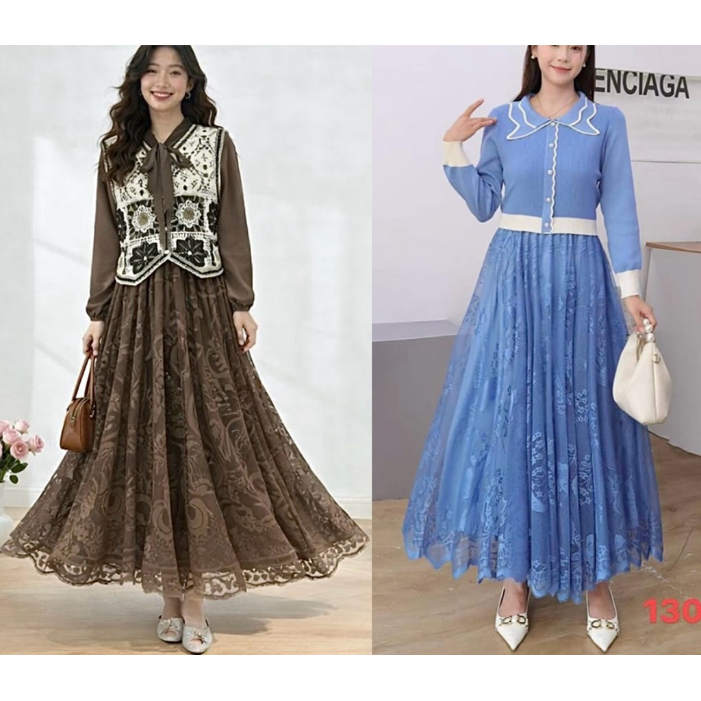 GAMIS MEIZIE BURKAT FASHION TERBARU KEKINIAN