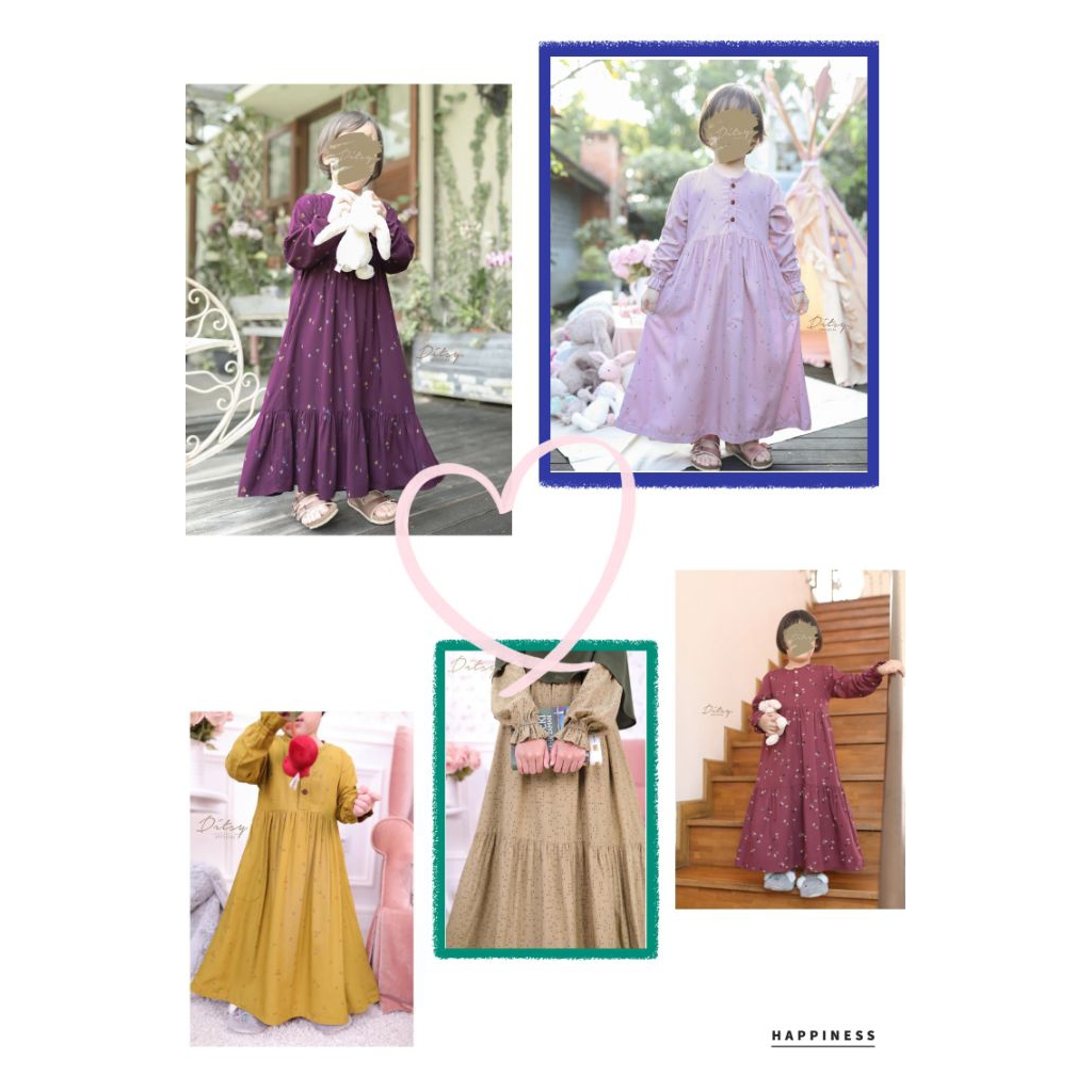 PRELOVED LITTLE DITSY/DITSY ANAK/GAMIS ANAK DITSY