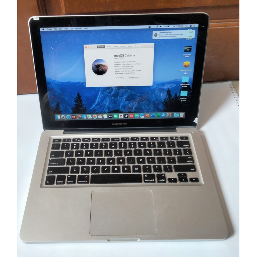 MACBOOK PRO 13inc 2012