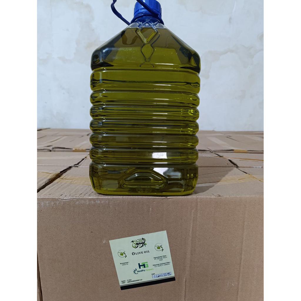 Minyak Zaitun Extra Virgin 5 Liter Olive Oil minyak zaitun evo asli