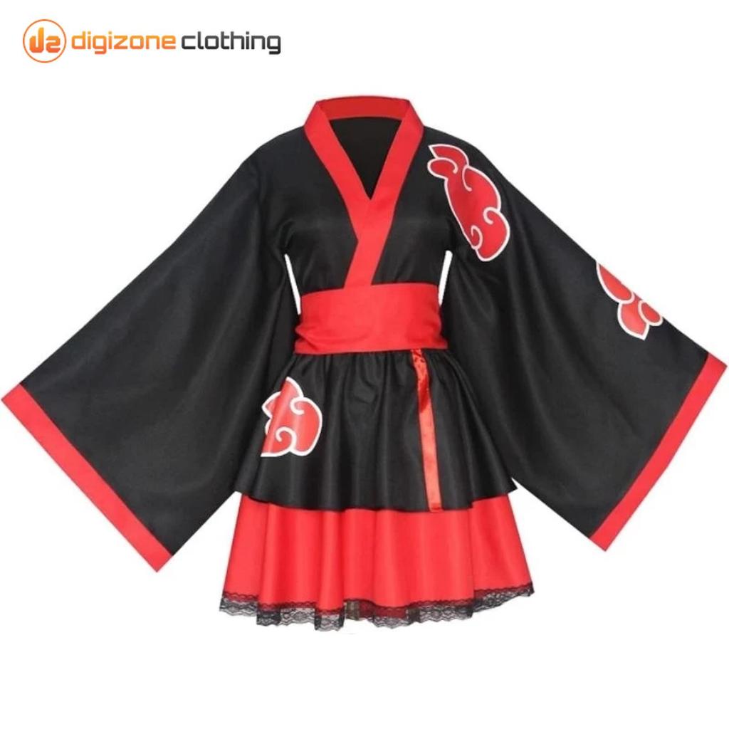 Baju Dress Cosplay Akatsuki Naruto