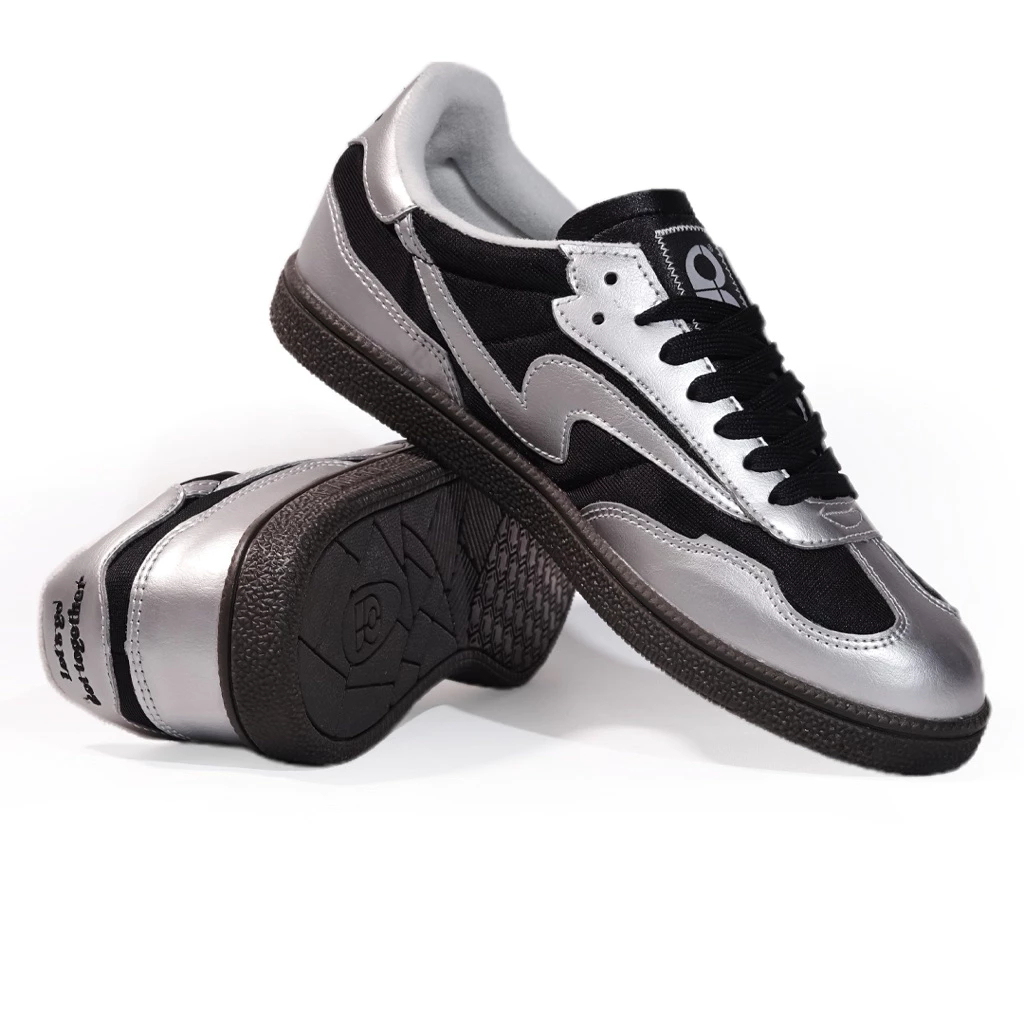 RAINGEL FOOTWEAR Fort Silver Sepatu Sneakers Pria Wanita Lokal Original Unisex Mesh Rubber Cup Insol