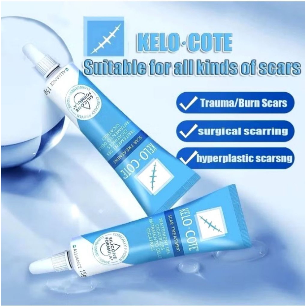 Kelo Cote Scar Gel 15gr Obat Penghilang Bekas Luka Keloid Operasi Sayatan Cepat Kering Aman Di Kulit