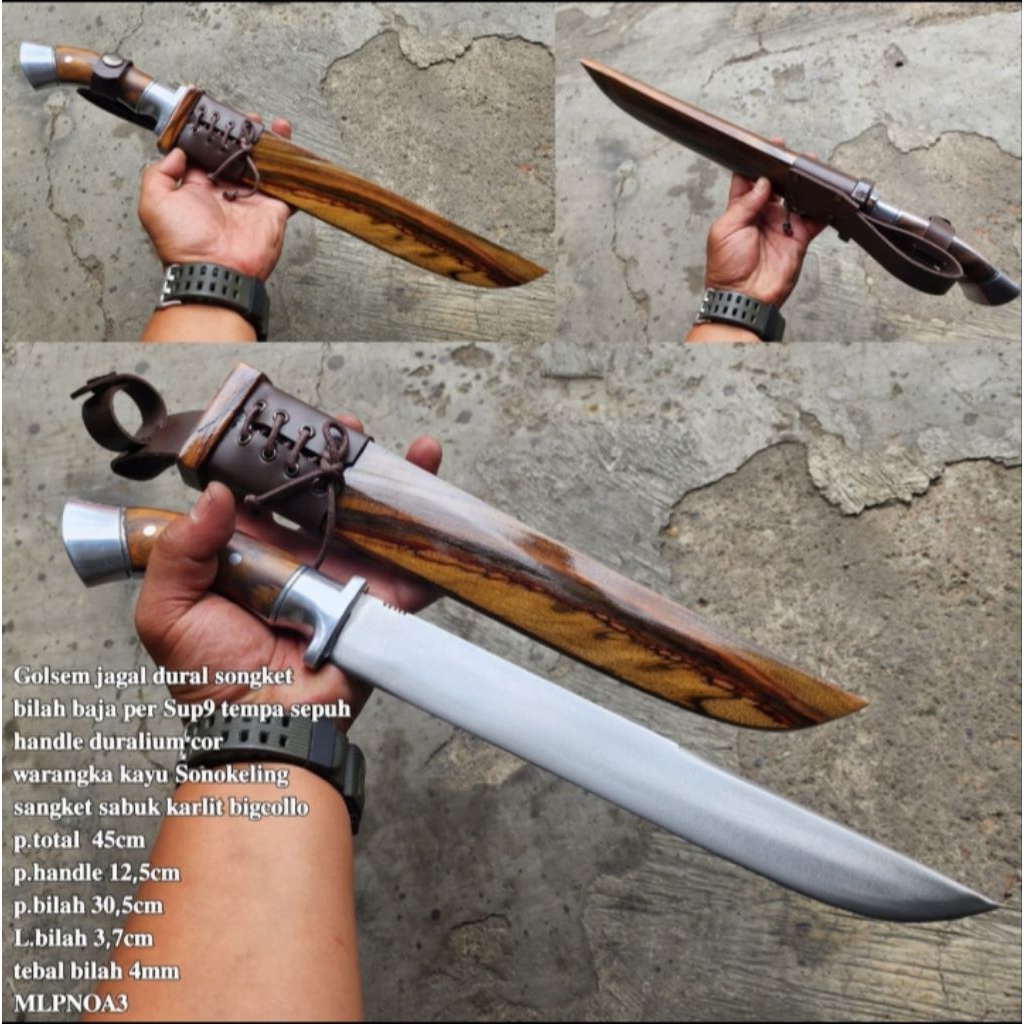 pisau sembelih super tajam gagang kuat