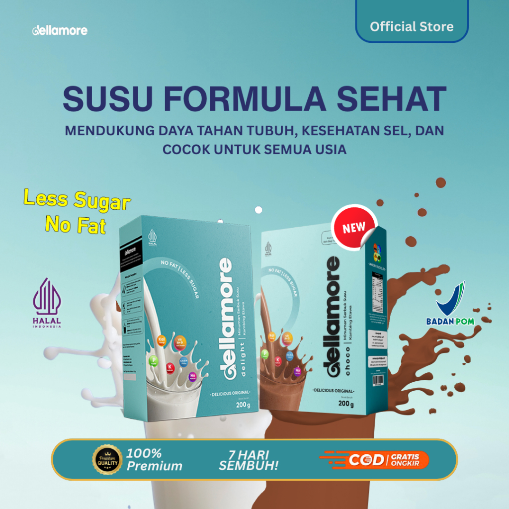 Paket 3 BOX, Dellamore (Dellicia and More) - | Susu Tulang, Sendi, paru2, Asam Urat dan Diabetes