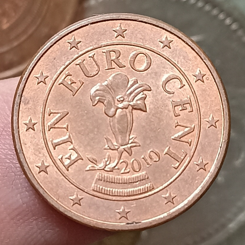 Koin Kuno Austria 1 Euro Cent