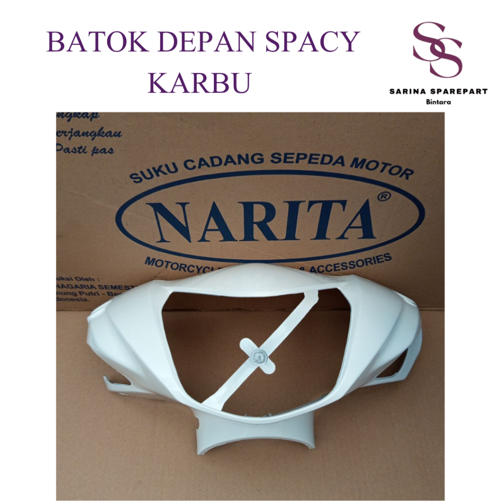 Batok Depan Spacy Karbu Spacy Fi Batok Lampu Depan Spacy Batok Kepala Depan Spacy Putih Narita