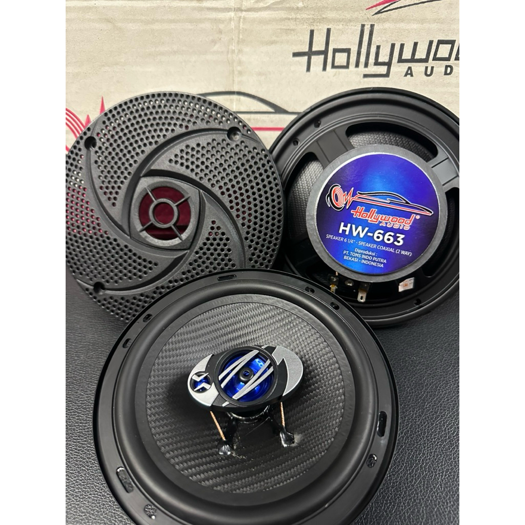 Speaker Coaxial HOLLYWOOD HW-663 Speaker Mobil