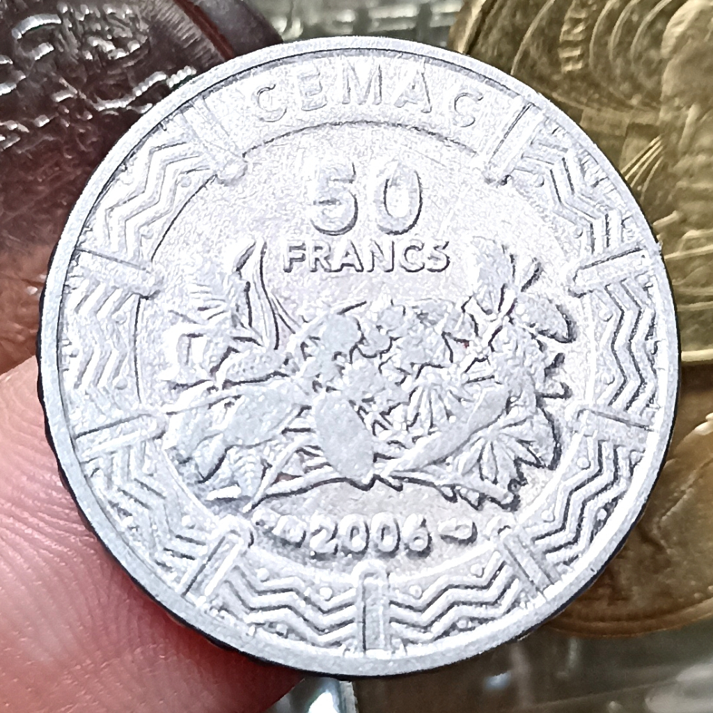 Koin Central African States 50 Francs CFA
