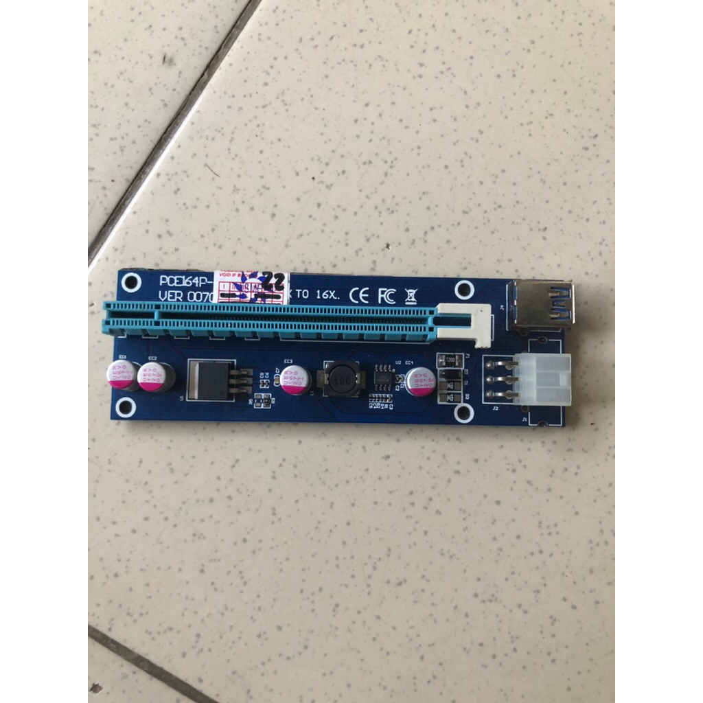 PCIE RISER CARD MINING UNTUK VGA