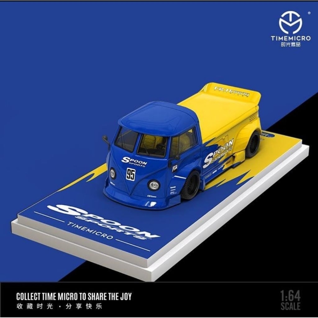 TIME MICRO VOLKSWAGEN T1 PICKUP SPOON X MORE ART - SEALED BOX -  #TMMA64