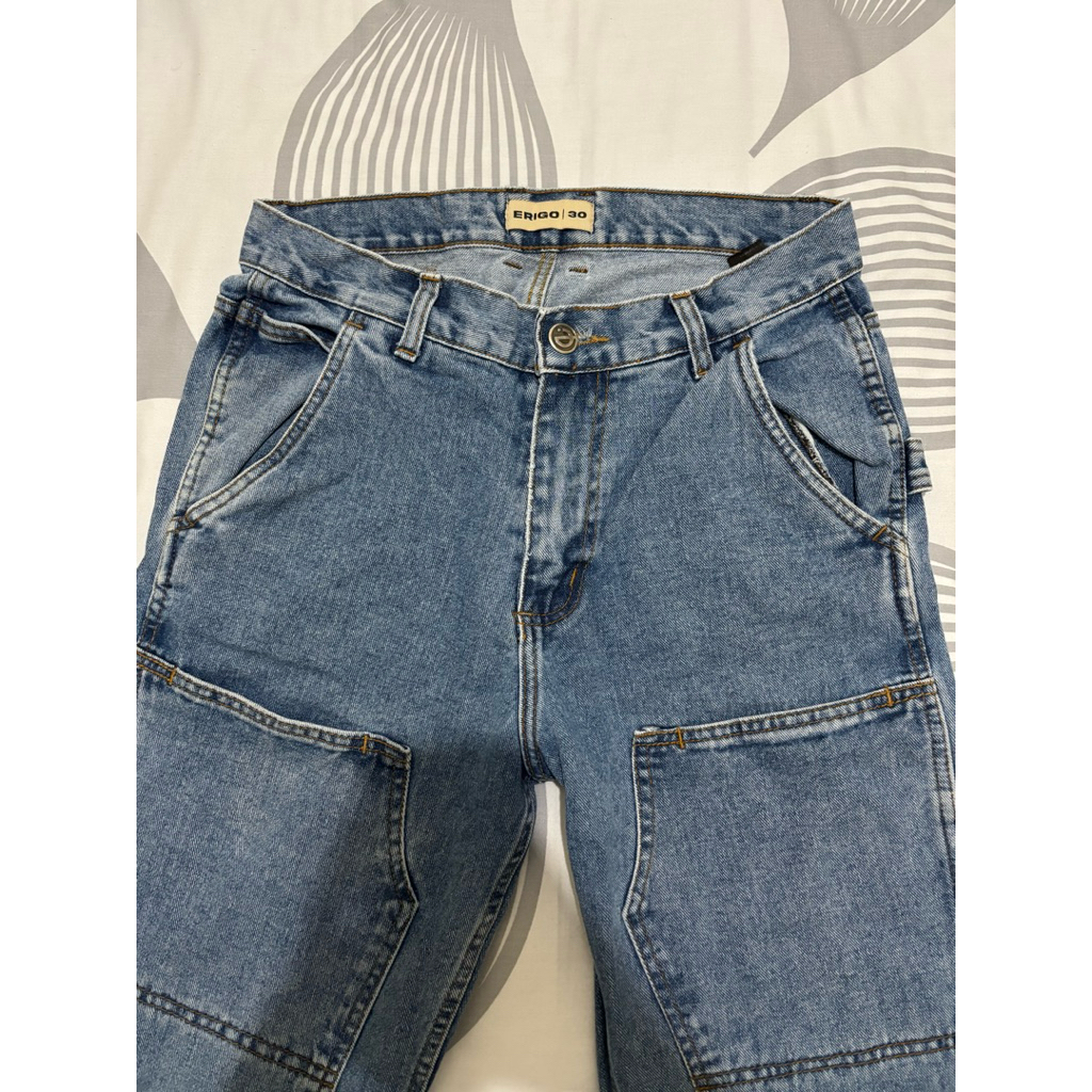 Celana Erigo Denim Jeans Geir Medium Blue D.K