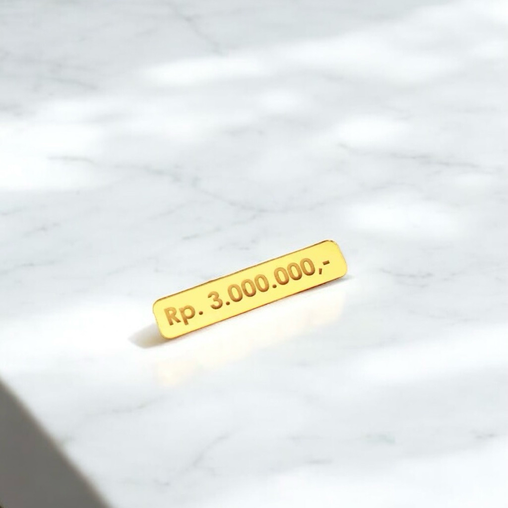 Simbolis Uang Mahar Akrilik