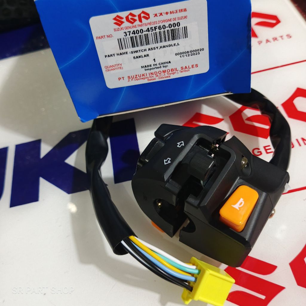 SAKLAR HOLDER KIRI THUNDER 125 ORI SGP 37400-45F60-000
