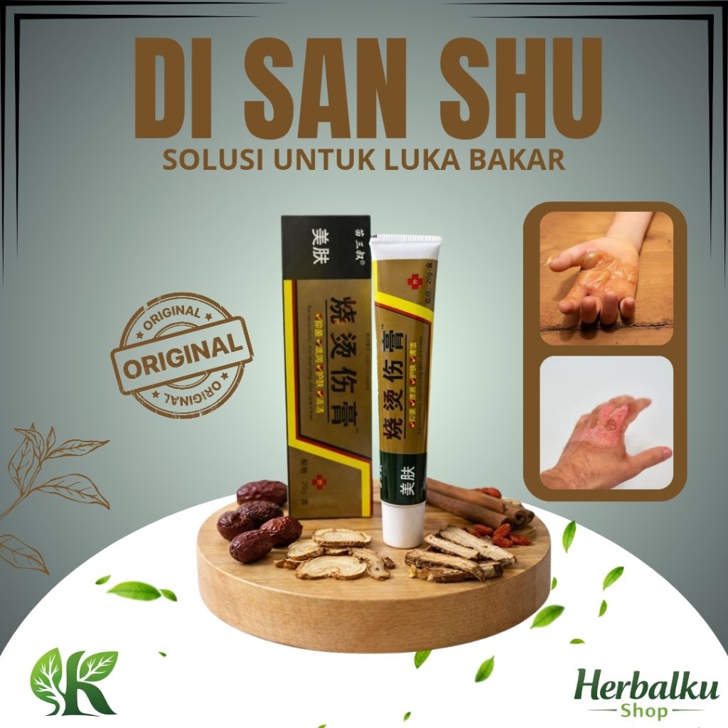 Salep Luka Bakar DI SAN SHU Efektif Mengobati Luka Panas Terkena Minyak Dan Air Panas Knalpot Melepu