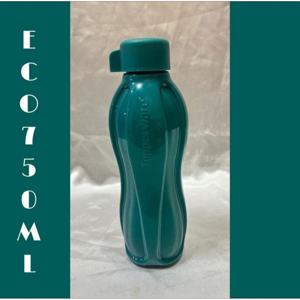 Tupperware BOTOL MINUM eco bottle 750ml ulir jadul ungu pink