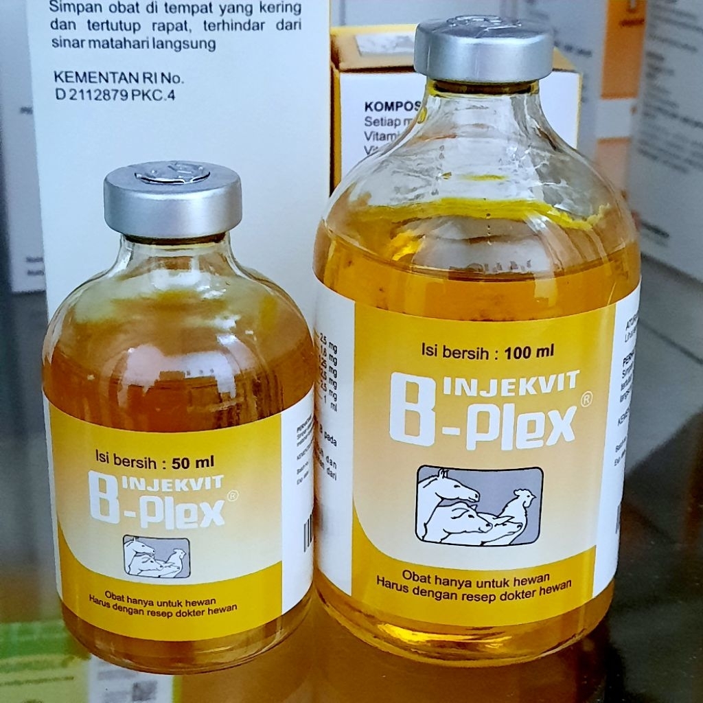 BPLEX 50-100 ML Vitamin B kompleks untuk hewan