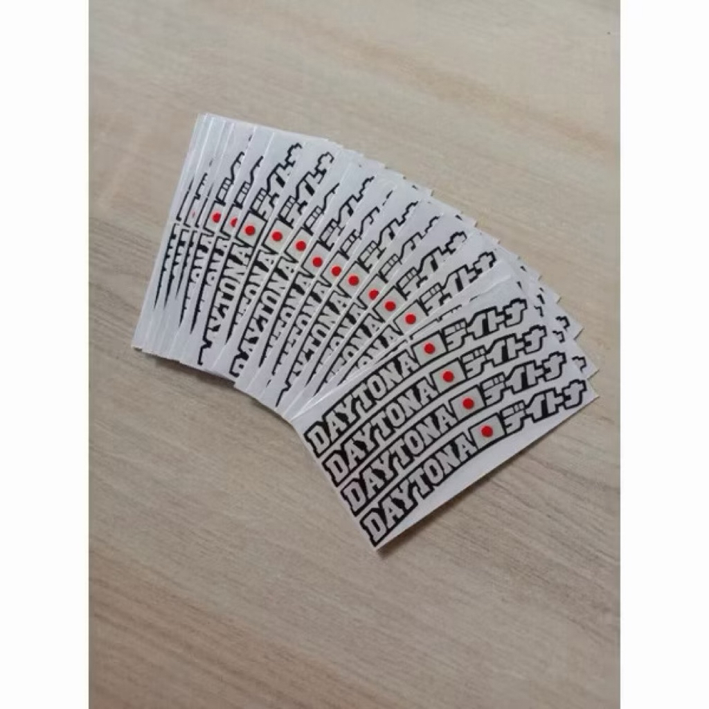 Sticker Velg Daytona Jepang original