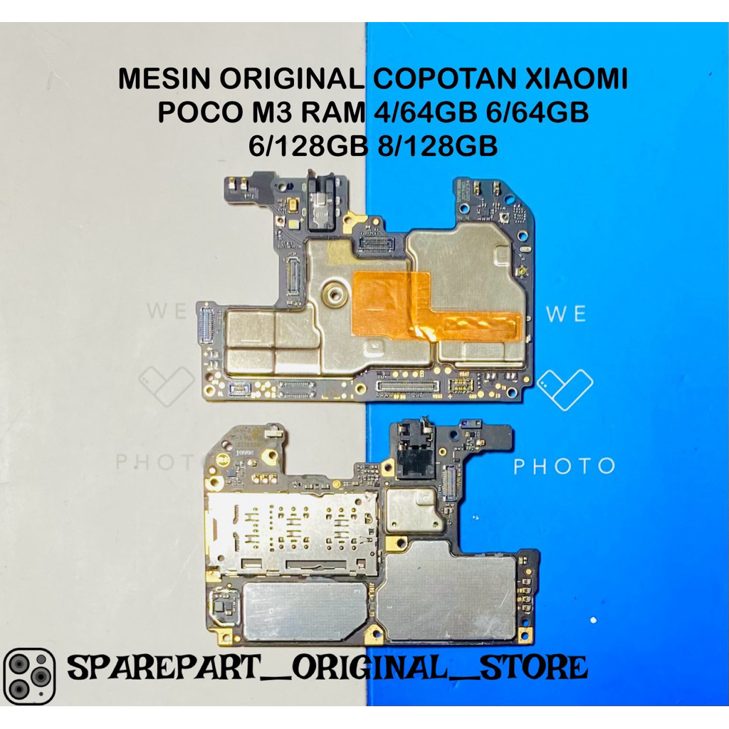 MESIN 100% ORIGINAL COPOTAN XIAOMI REDMI POCO M3 RAM 4/64GB 6/64GB 6/128GB 8/128GB NORMAL