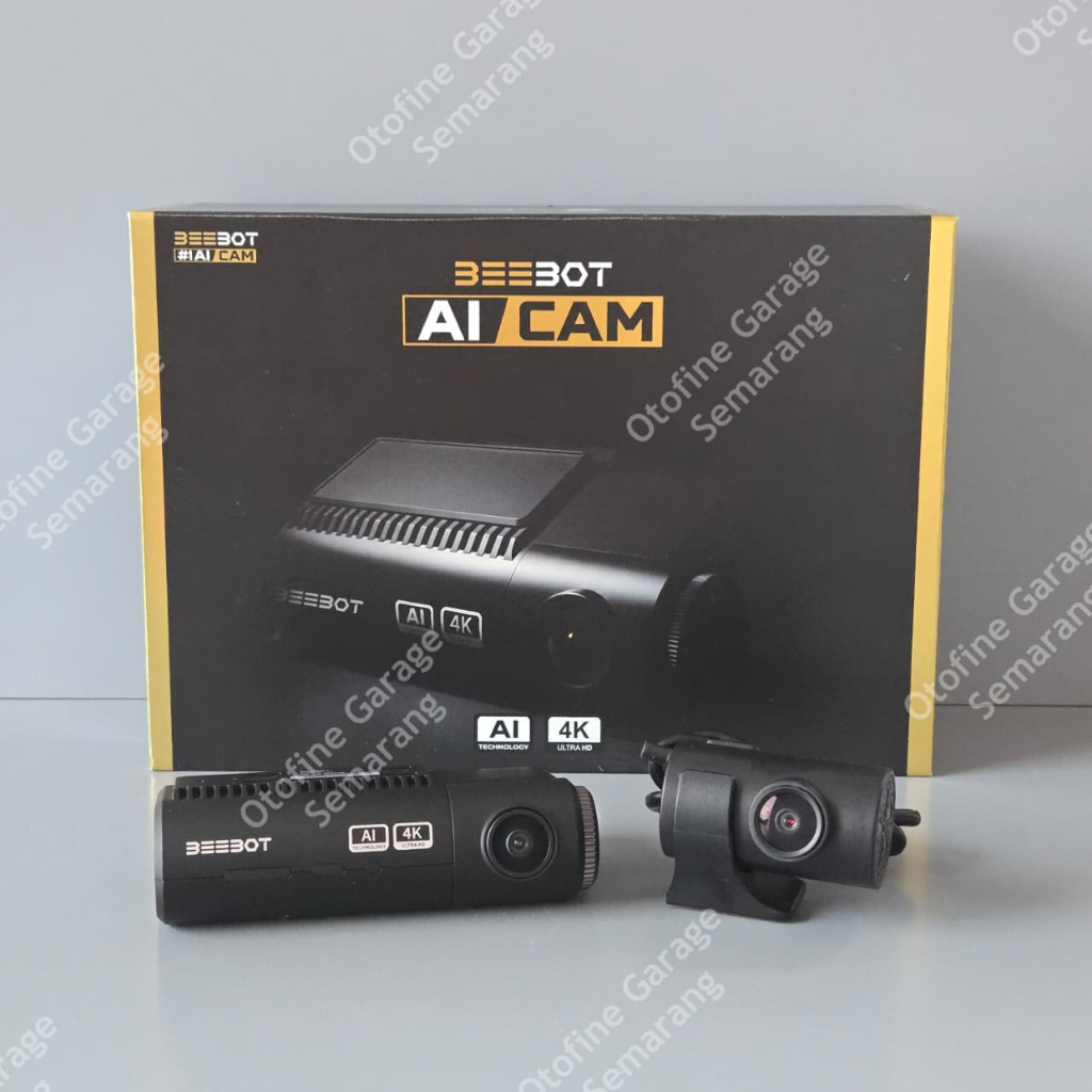 DashCam Beebot AI Cam, Resolusi 4K, Number Plate Recognition, 24h Parking Monitor dll