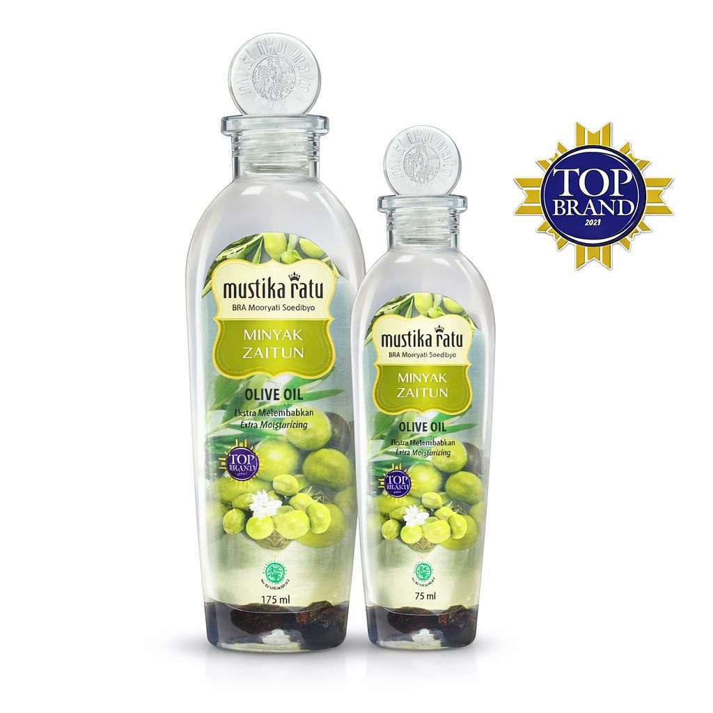 Mustika Ratu Minyak Zaitun Olive Oil – Perawatan Rambut & Kulit 175ml