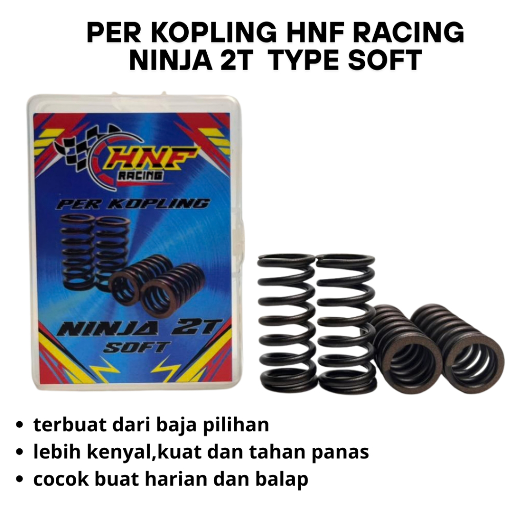PER KOPLING HNF RACING NINJA 2T SOFT MEDIUM HARD FFA