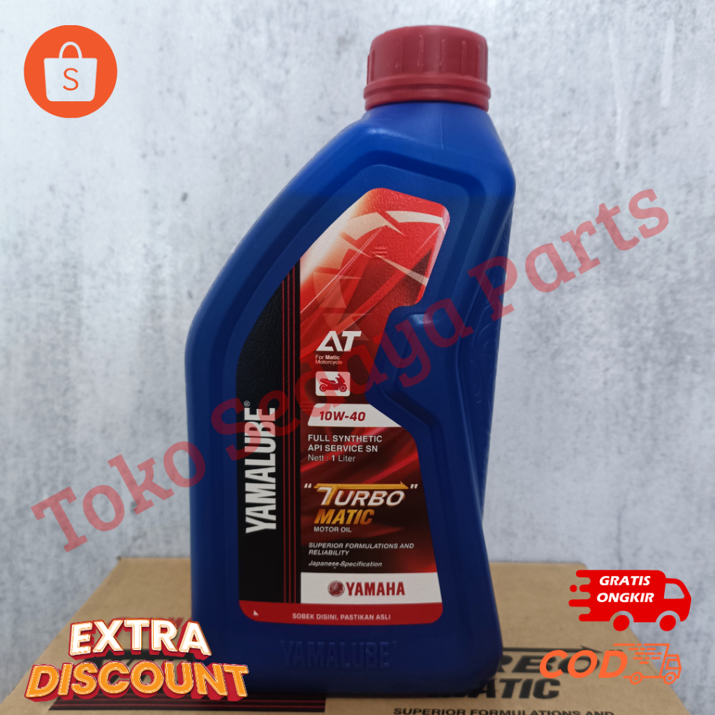 Oli Mesin Yamaha Yamalube Turbo Matic 1L – Oli Motor Matic Full Synthetic