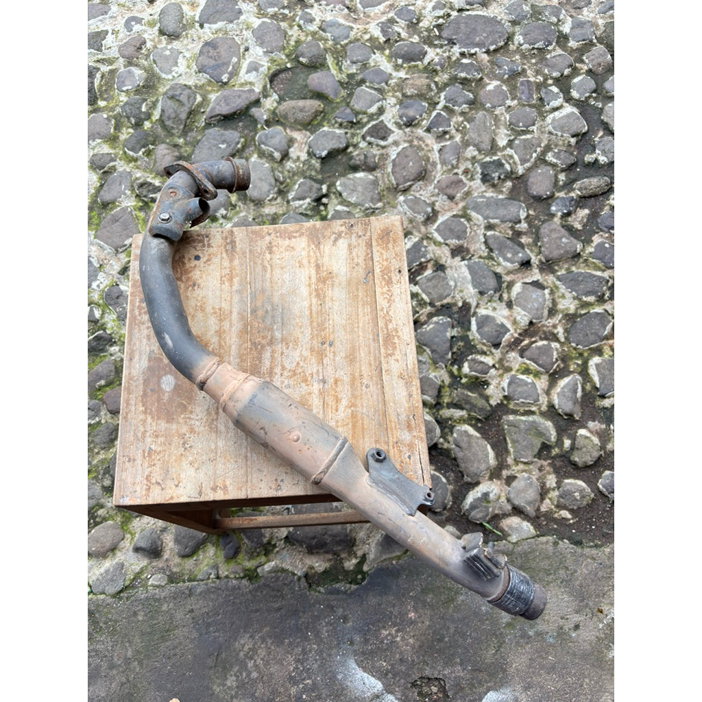 leheran knalpot honda cb150r led k45 ori copotan