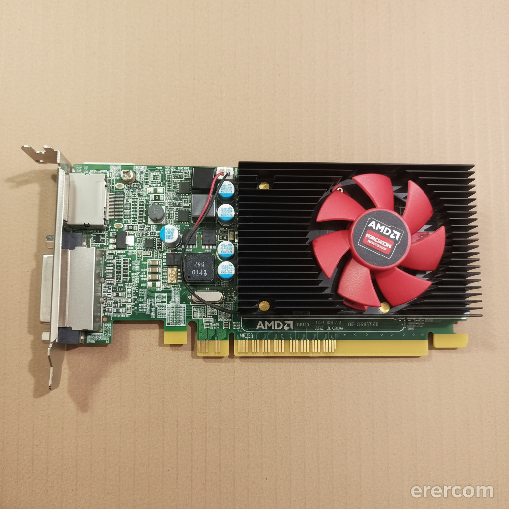VGA AMD Radeon R7 200 Series 2GB DDR5 64 Bit Chipset Hynix - GPU PC Mini SFF & Standar Profile Mulus