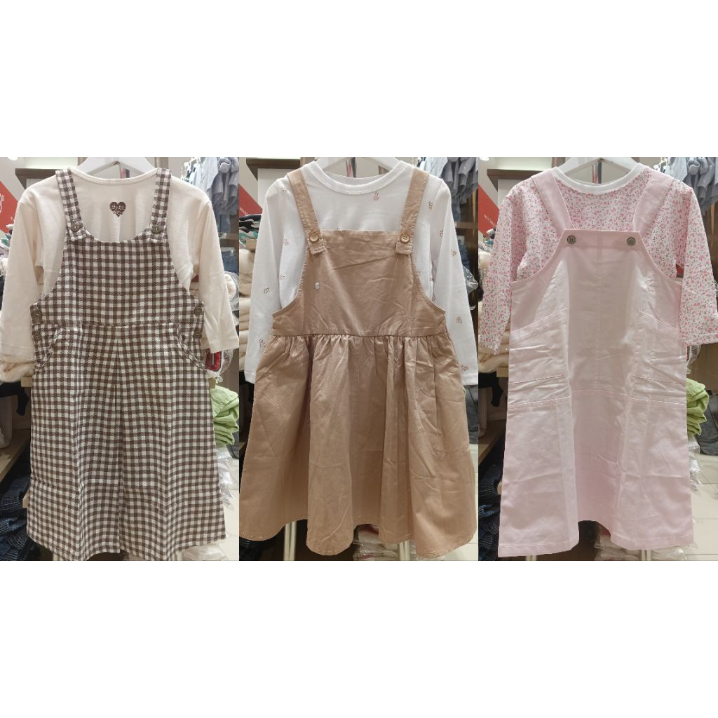 (4-14 tahun) SETELAN OVERALL ANAK CEWEK ORIGINAL PITODITO