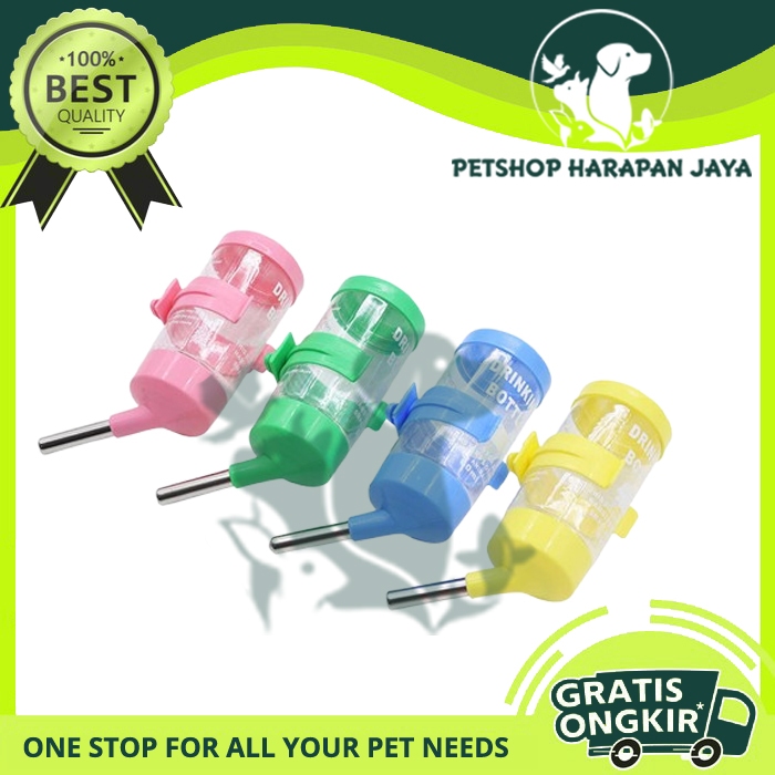 Botol Minum Gantung 80 ML Tempat Minum Gantung Hamster atau Kelinci