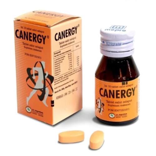 Canergy 15 Tablet - Suplemen Pendamping Diet - Penurun Berat Badan - L-Carnitine Suplemen Fitnes